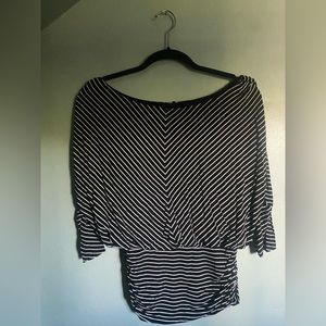 White house black market stripped y2k top